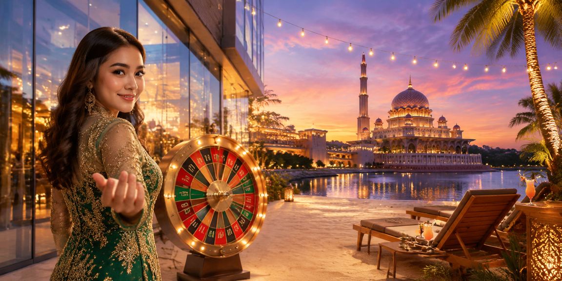 Permainan roulette gaya Malaysia di Putrajaya pada platform 197